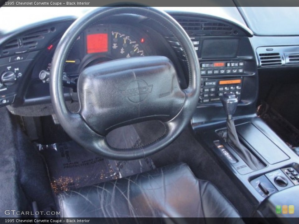Black Interior Dashboard for the 1995 Chevrolet Corvette Coupe #56988608