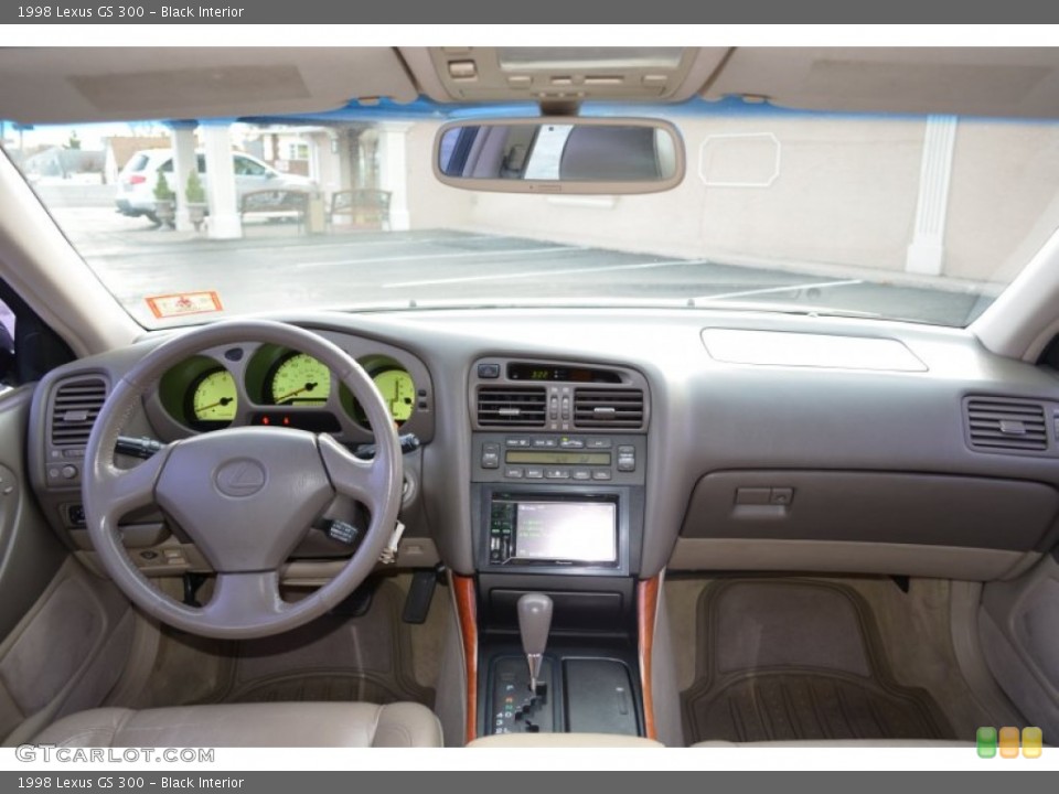 Black Interior Dashboard for the 1998 Lexus GS 300 #56989692