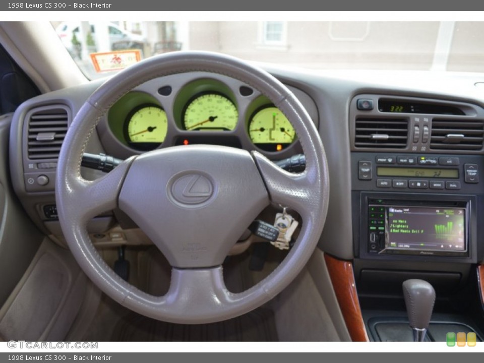 Black Interior Steering Wheel for the 1998 Lexus GS 300 #56989702