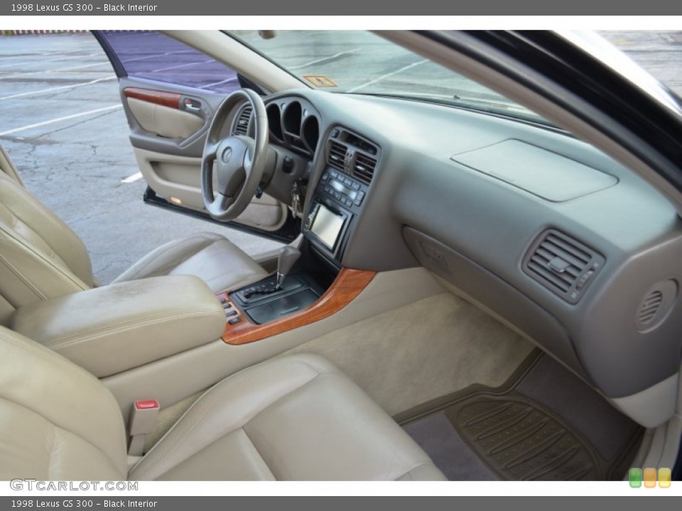 Black Interior Dashboard for the 1998 Lexus GS 300 #56989763