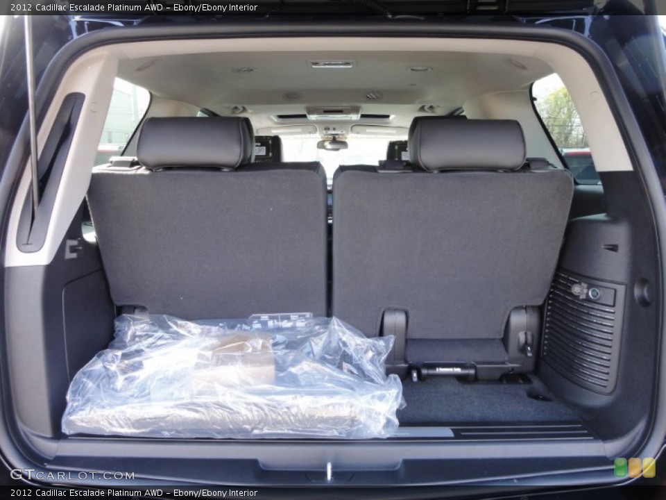 Ebony/Ebony Interior Trunk for the 2012 Cadillac Escalade Platinum AWD #56992791