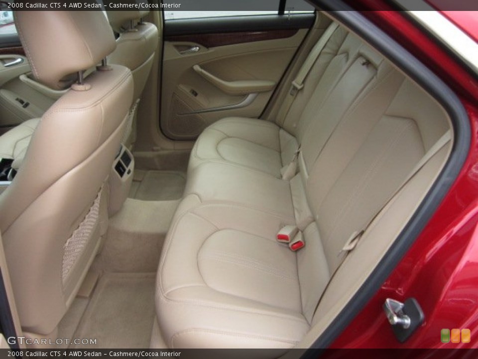 Cashmere/Cocoa Interior Photo for the 2008 Cadillac CTS 4 AWD Sedan #56994608