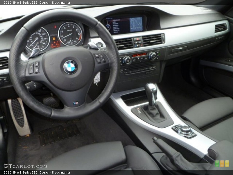 Black Interior Dashboard for the 2010 BMW 3 Series 335i Coupe #56994881