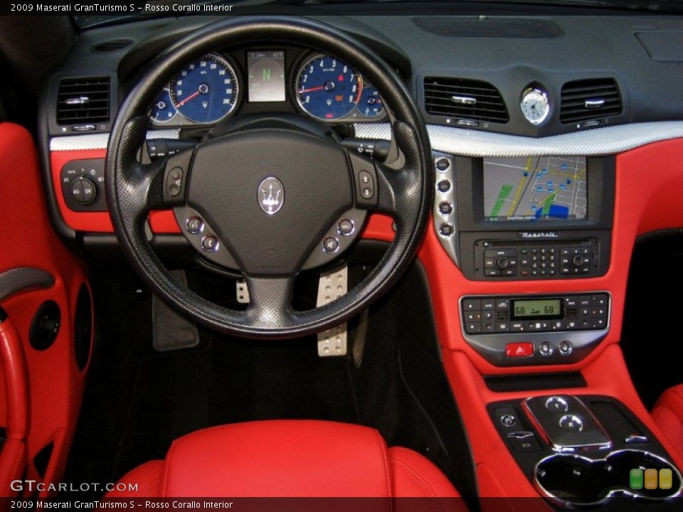 Rosso Corallo Interior Dashboard for the 2009 Maserati GranTurismo S #56996426