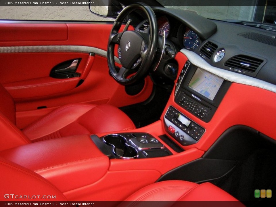 Rosso Corallo Interior Dashboard for the 2009 Maserati GranTurismo S #56996453