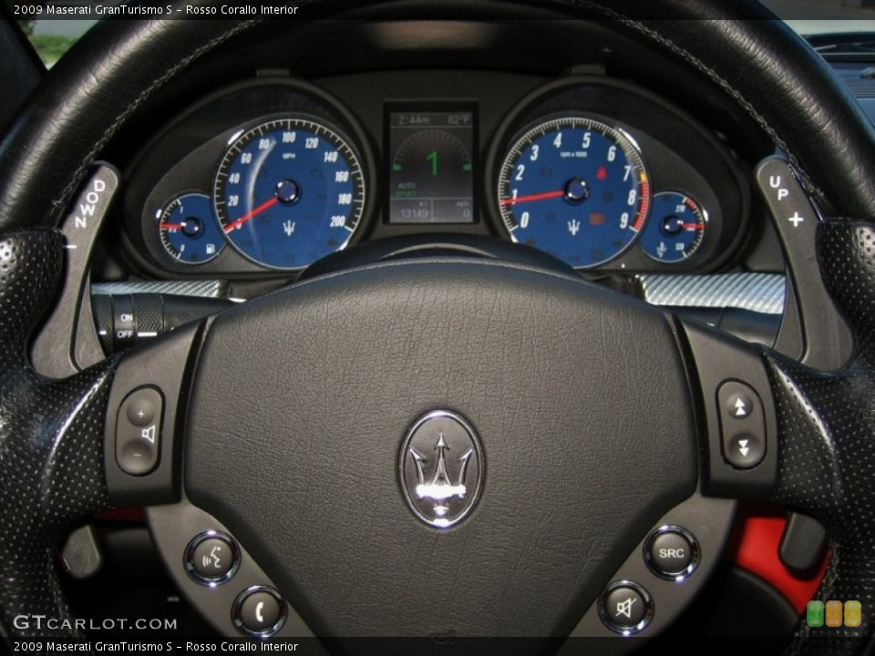 Rosso Corallo Interior Gauges for the 2009 Maserati GranTurismo S #56996465
