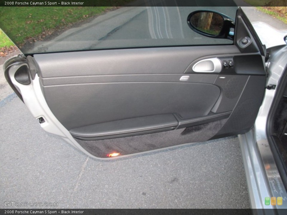 Black Interior Door Panel for the 2008 Porsche Cayman S Sport #56996564