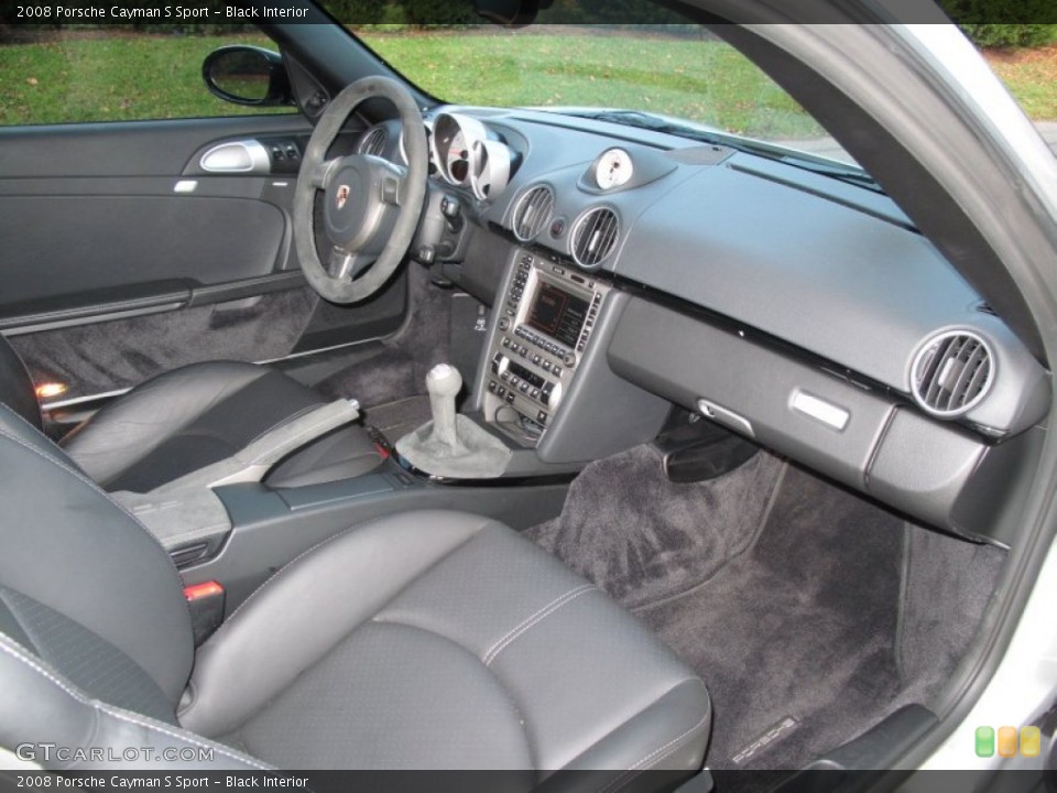 Black Interior Photo for the 2008 Porsche Cayman S Sport #56996567
