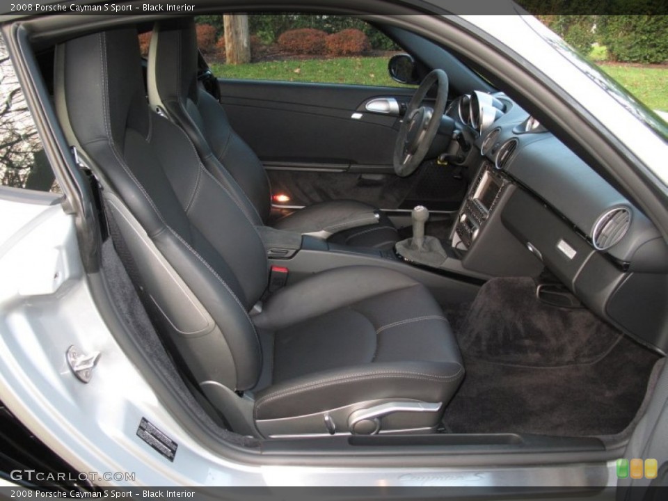 Black Interior Photo for the 2008 Porsche Cayman S Sport #56996576