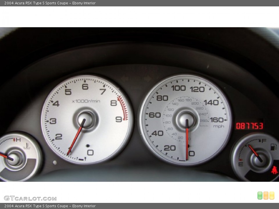Ebony Interior Gauges for the 2004 Acura RSX Type S Sports Coupe #56997464