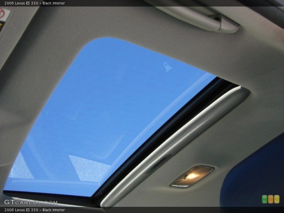 Black Interior Sunroof for the 2006 Lexus ES 330 #56997929