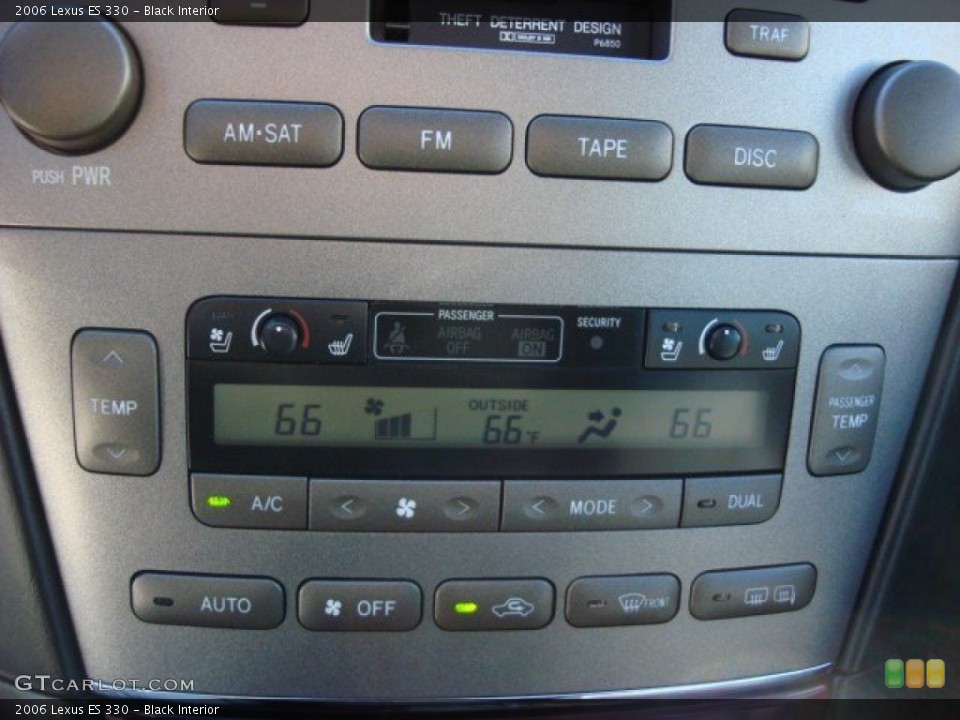 Black Interior Controls for the 2006 Lexus ES 330 #56997935