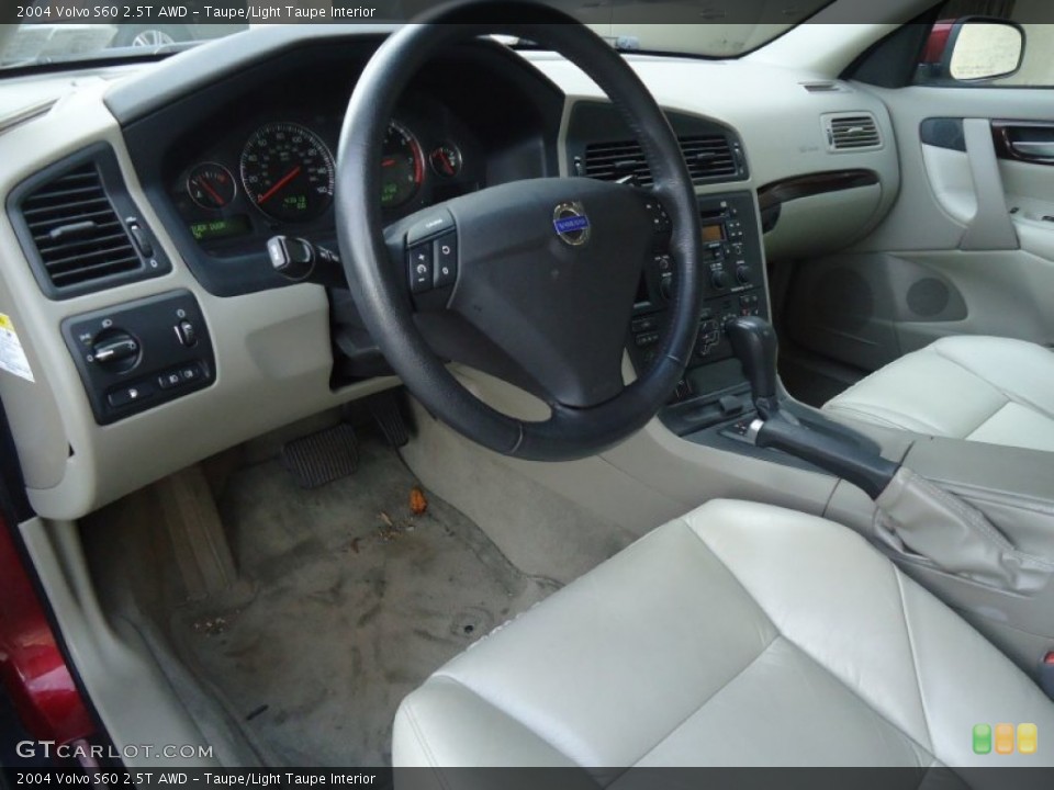 Taupe/Light Taupe Interior Prime Interior for the 2004 Volvo S60 2.5T AWD #56999742