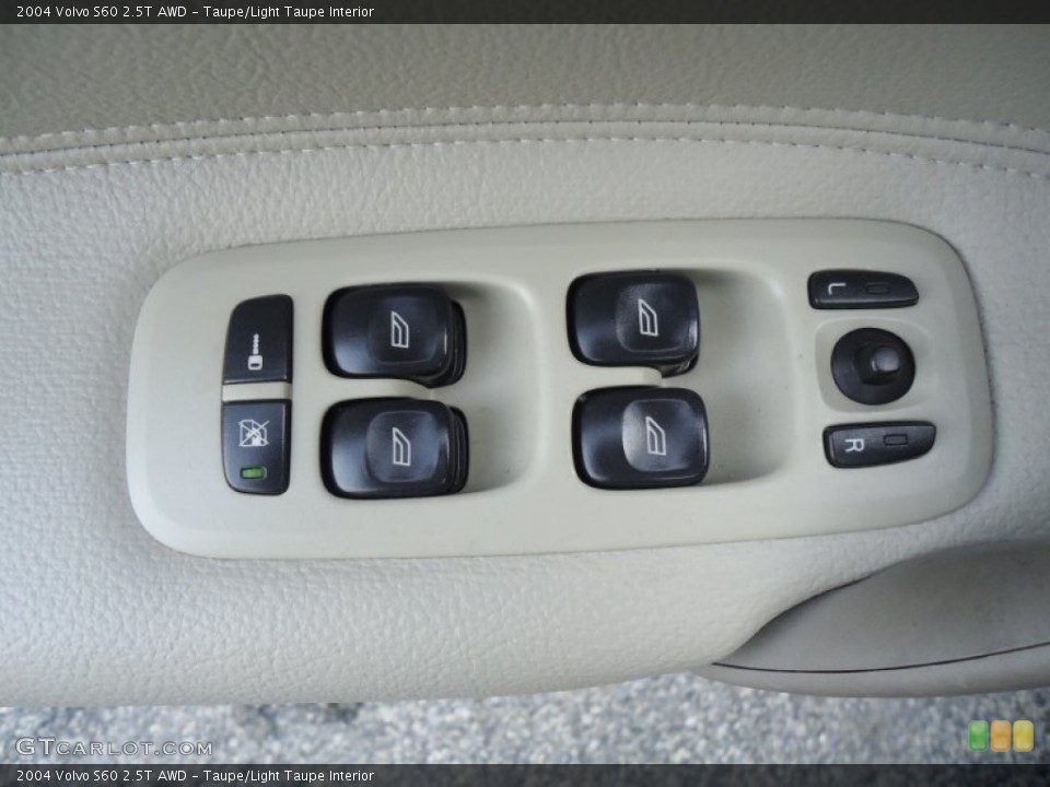 Taupe/Light Taupe Interior Controls for the 2004 Volvo S60 2.5T AWD #56999775