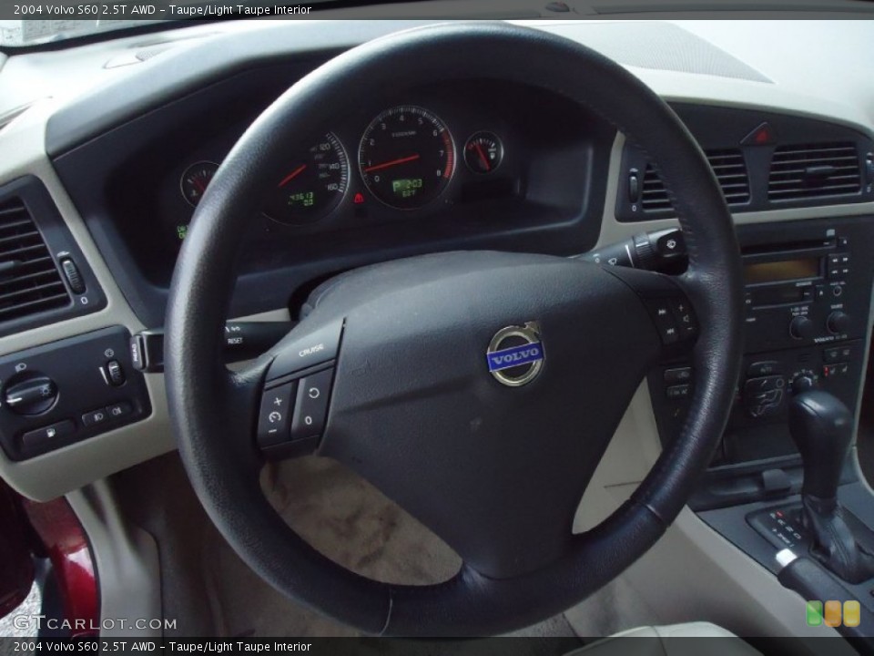 Taupe/Light Taupe Interior Steering Wheel for the 2004 Volvo S60 2.5T AWD #56999784