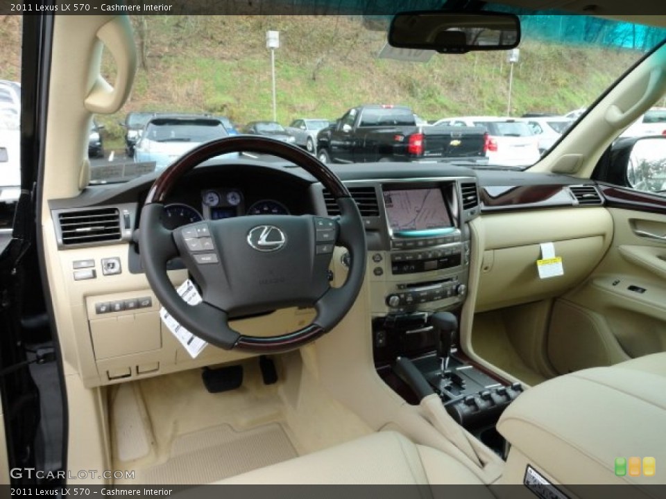 Cashmere Interior Dashboard for the 2011 Lexus LX 570 #57002659