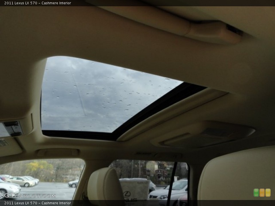 Cashmere Interior Sunroof for the 2011 Lexus LX 570 #57002678