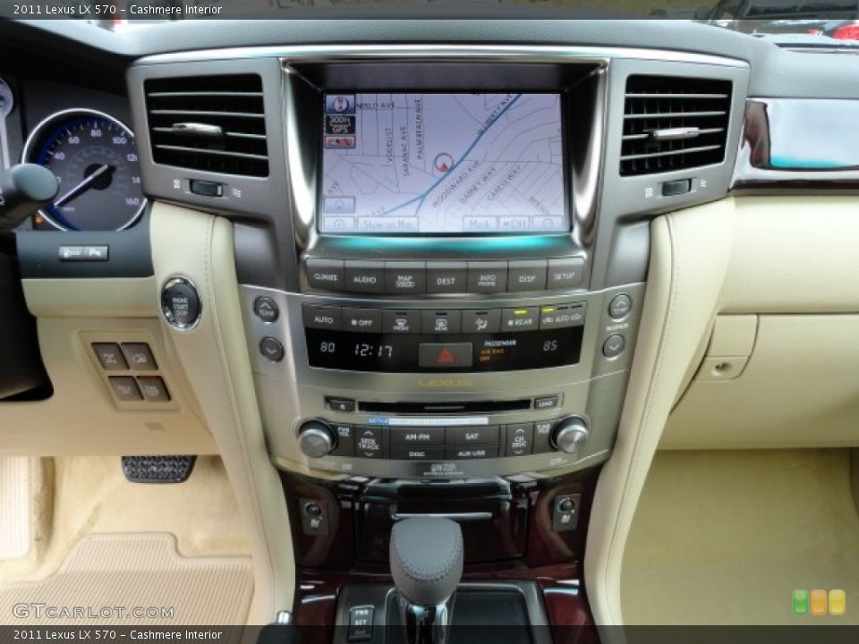 Cashmere Interior Controls for the 2011 Lexus LX 570 #57002696