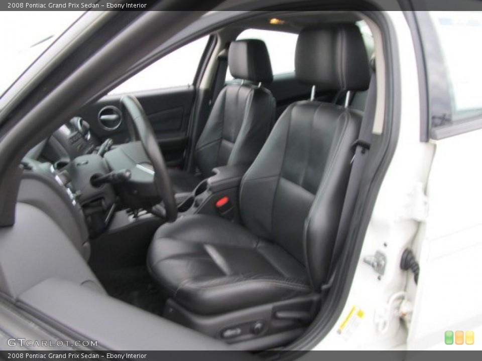 Ebony Interior Photo for the 2008 Pontiac Grand Prix Sedan #57003458