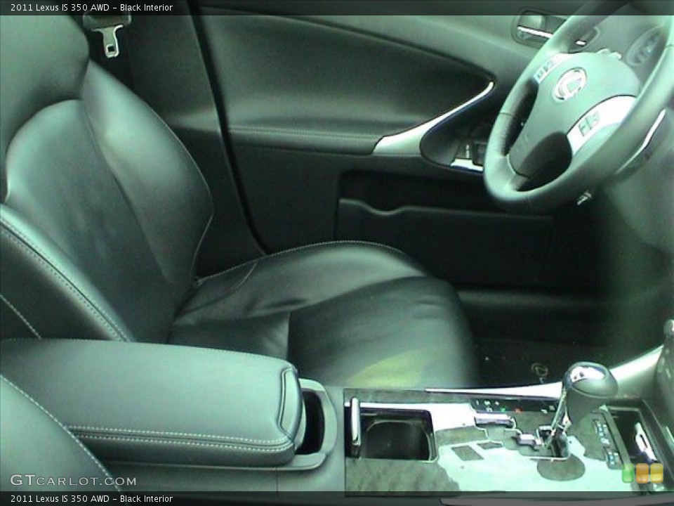 Black Interior Photo for the 2011 Lexus IS 350 AWD #57004766