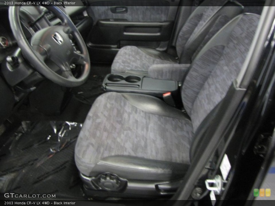 Black Interior Photo for the 2003 Honda CR-V LX 4WD #57004877