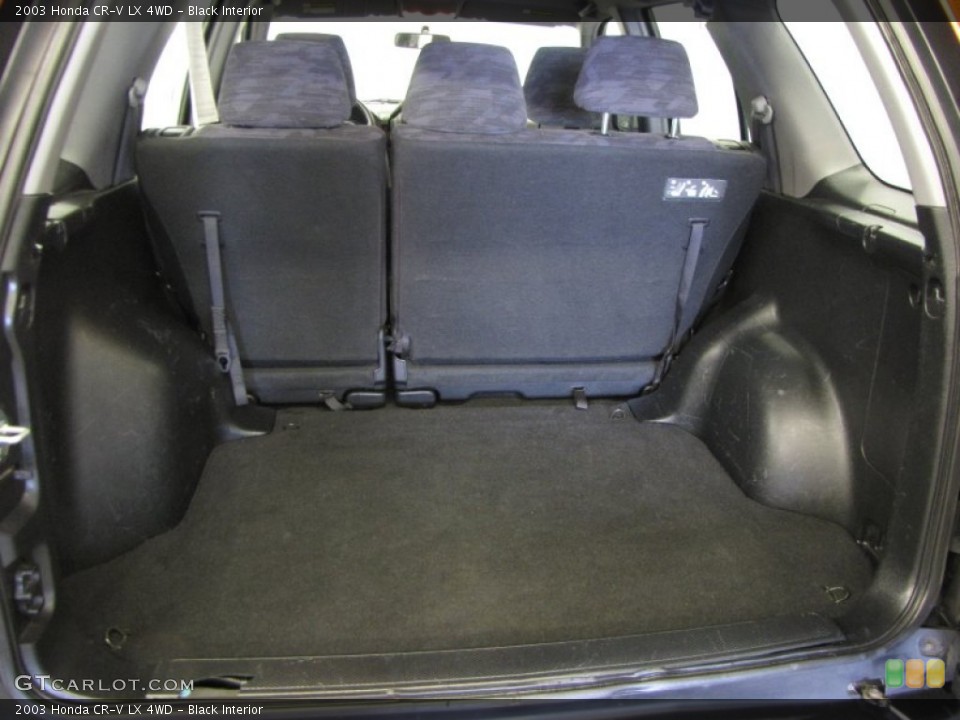 Black Interior Trunk for the 2003 Honda CR-V LX 4WD #57004957