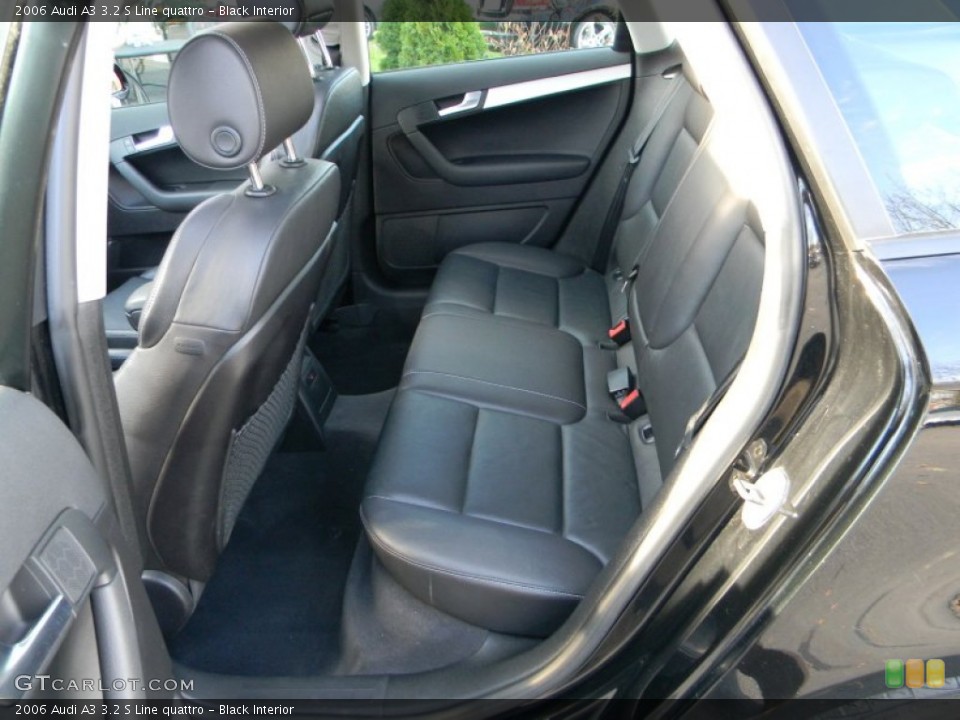 Black Interior Photo for the 2006 Audi A3 3.2 S Line quattro #57005324