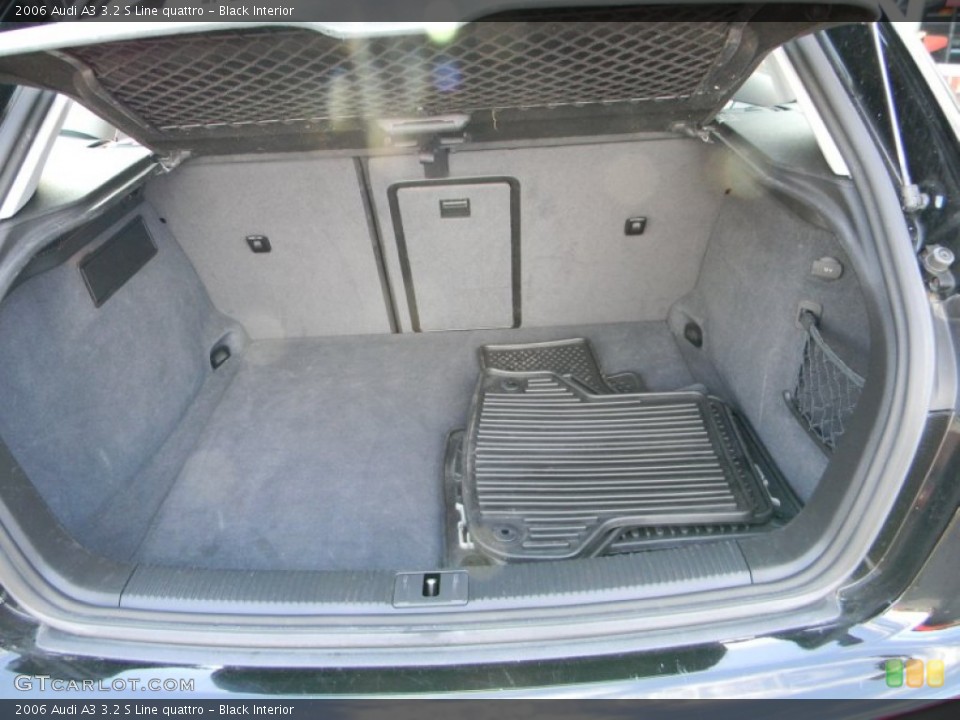 Black Interior Trunk for the 2006 Audi A3 3.2 S Line quattro #57005336