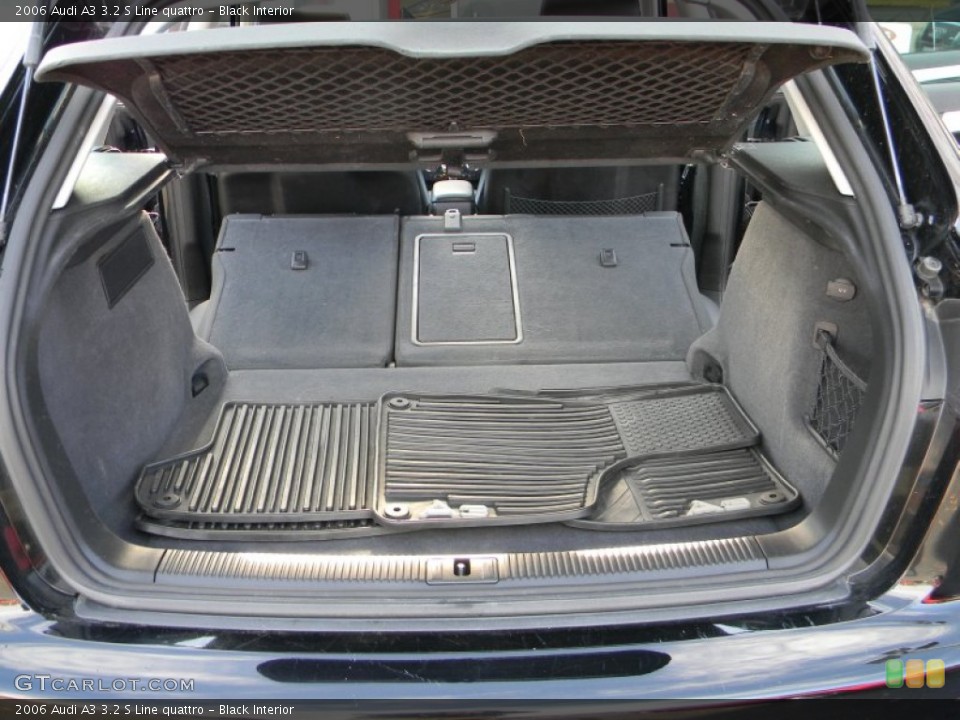 Black Interior Trunk for the 2006 Audi A3 3.2 S Line quattro #57005411
