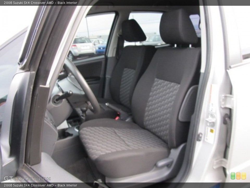 Black Interior Photo for the 2008 Suzuki SX4 Crossover AWD #57008072