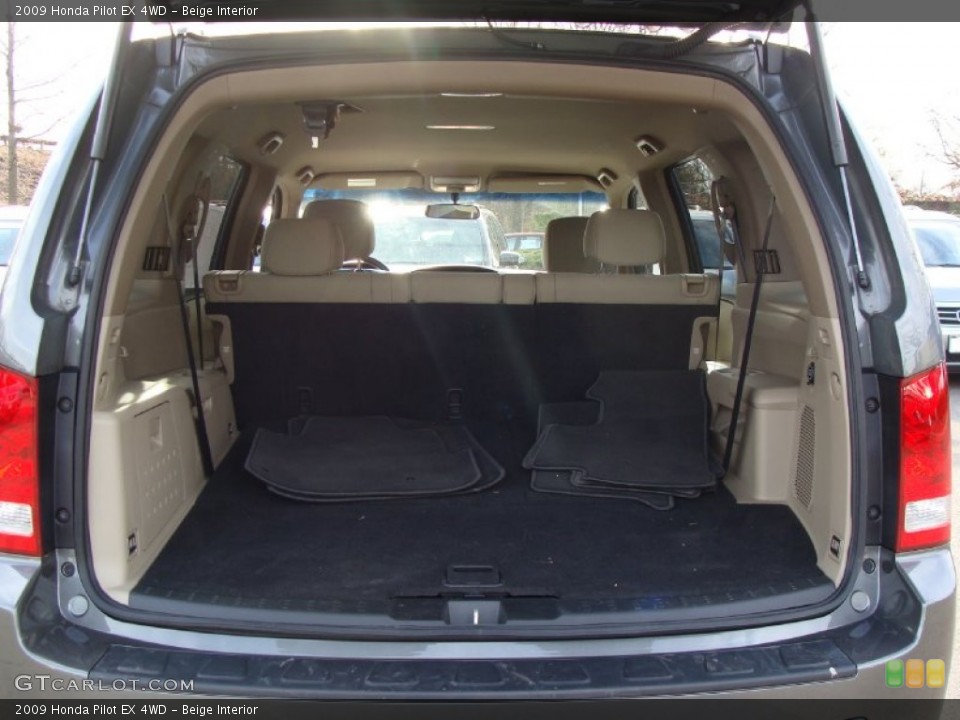 Beige Interior Trunk for the 2009 Honda Pilot EX 4WD #57008423