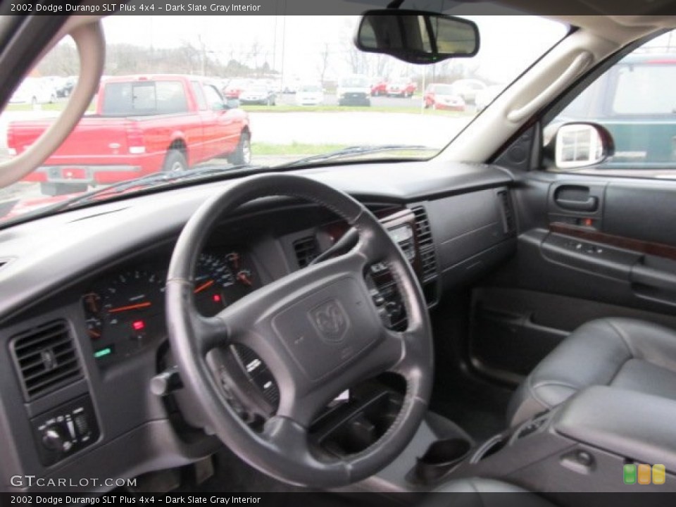 Dark Slate Gray Interior Steering Wheel for the 2002 Dodge Durango SLT Plus 4x4 #57008567