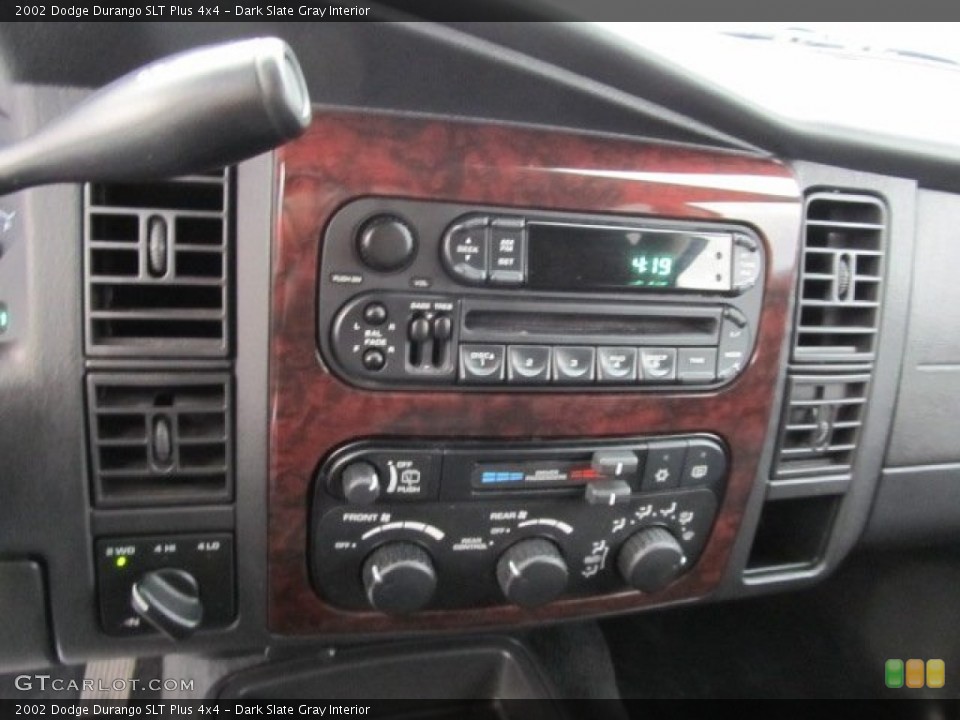 Dark Slate Gray Interior Audio System for the 2002 Dodge Durango SLT Plus 4x4 #57008591