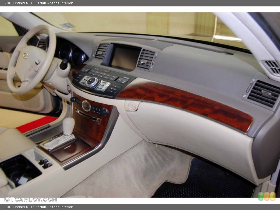 Stone Interior Dashboard for the 2008 Infiniti M 35 Sedan #57010964