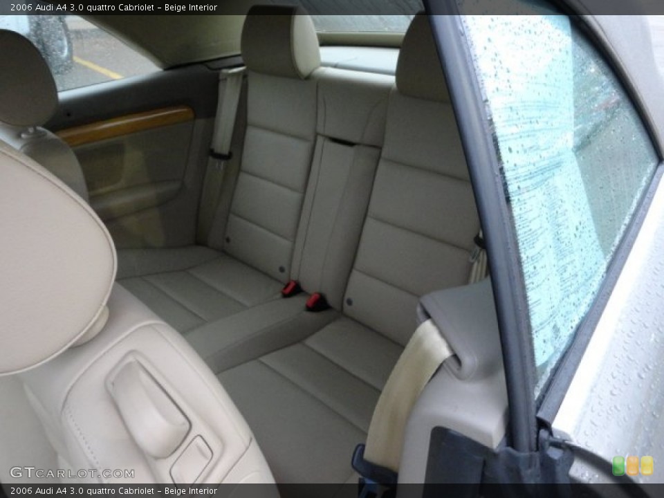 Beige Interior Photo for the 2006 Audi A4 3.0 quattro Cabriolet #57013157