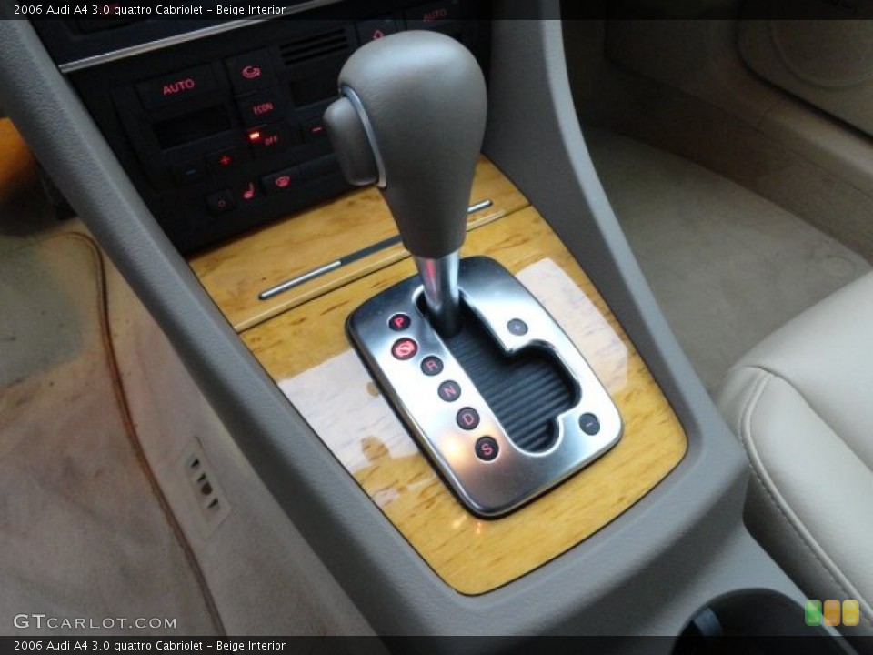 Beige Interior Transmission for the 2006 Audi A4 3.0 quattro Cabriolet #57013202