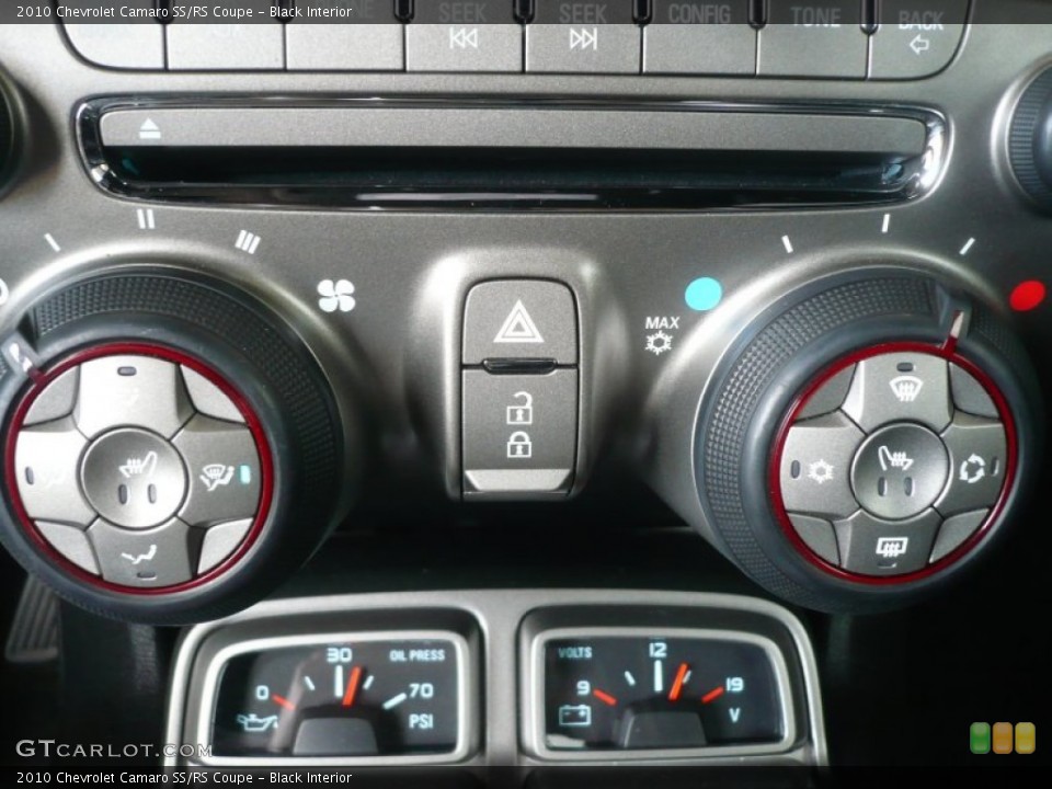 Black Interior Controls for the 2010 Chevrolet Camaro SS/RS Coupe #57014360