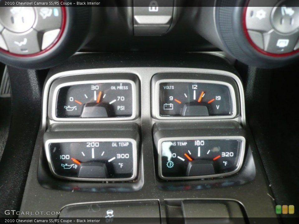 Black Interior Gauges for the 2010 Chevrolet Camaro SS/RS Coupe #57014375
