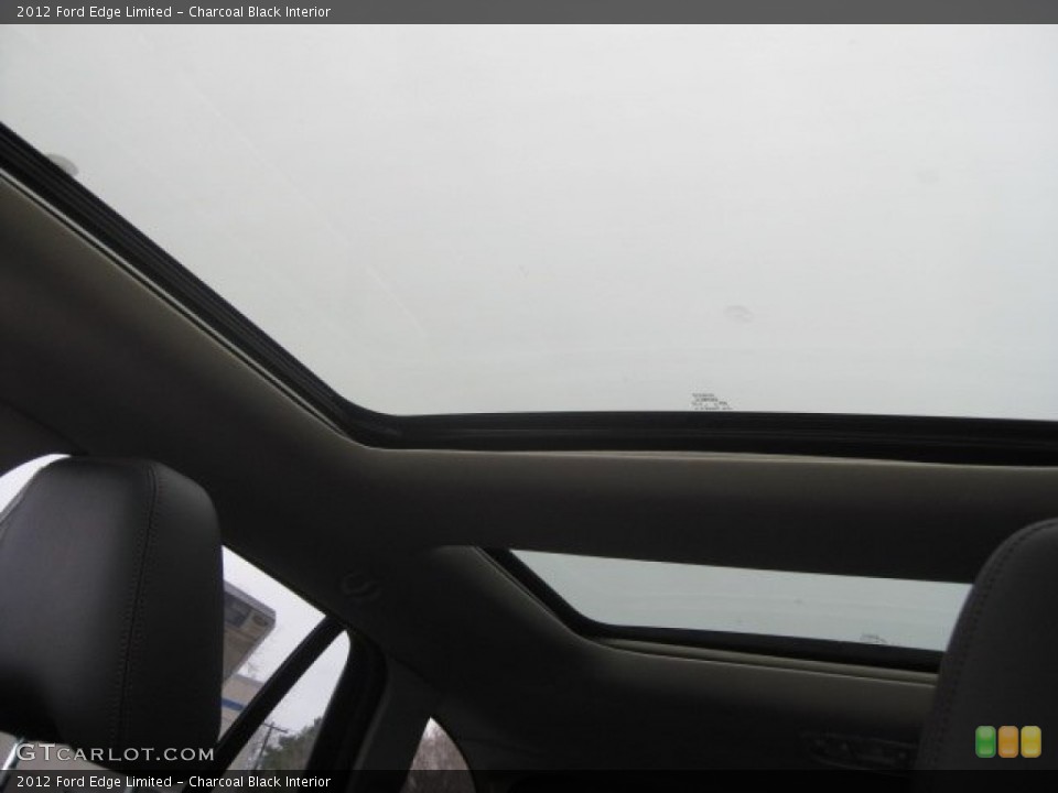 Charcoal Black Interior Sunroof for the 2012 Ford Edge Limited #57014707