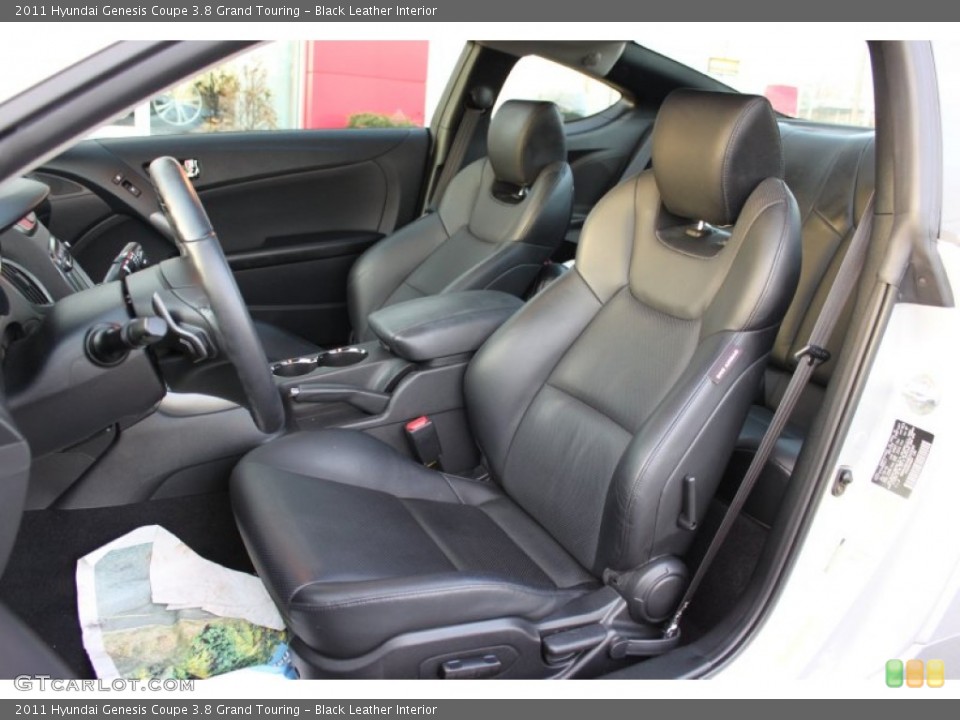 Black Leather Interior Photo for the 2011 Hyundai Genesis Coupe 3.8 Grand Touring #57015687