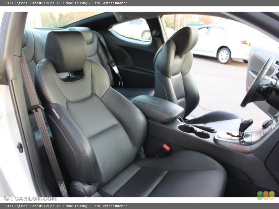 Black Leather Interior Photo for the 2011 Hyundai Genesis Coupe 3.8 Grand Touring #57015725