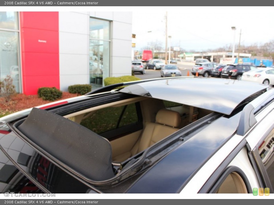 Cashmere/Cocoa Interior Sunroof for the 2008 Cadillac SRX 4 V6 AWD #57015866
