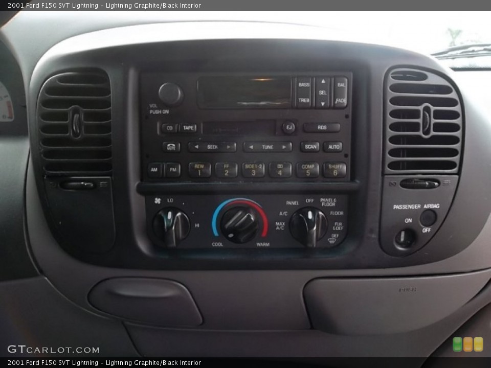 Lightning Graphite/Black Interior Audio System for the 2001 Ford F150 SVT Lightning #57016814