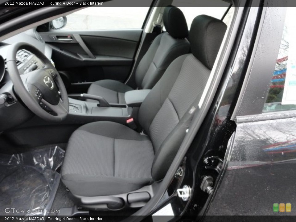 Black Interior Photo for the 2012 Mazda MAZDA3 i Touring 4 Door #57018482