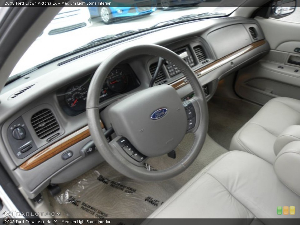 Medium Light Stone 2008 Ford Crown Victoria Interiors