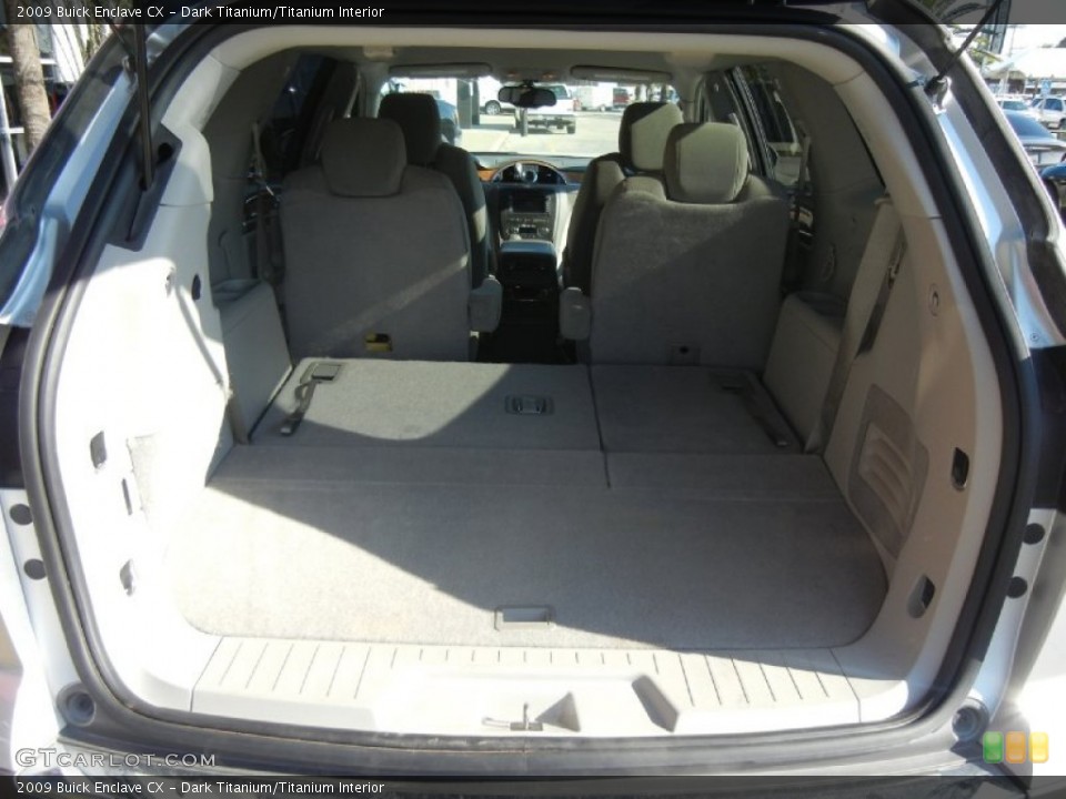 Dark Titanium/Titanium Interior Trunk for the 2009 Buick Enclave CX #57019835