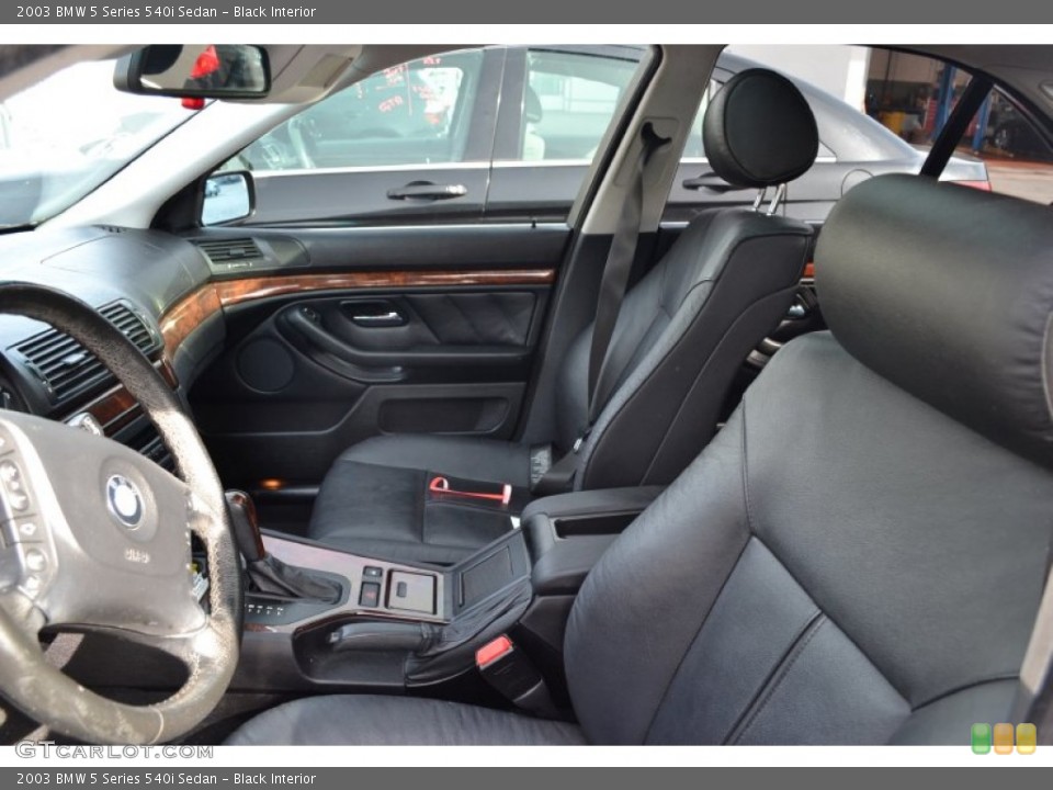 Black Interior Photo for the 2003 BMW 5 Series 540i Sedan #57019961