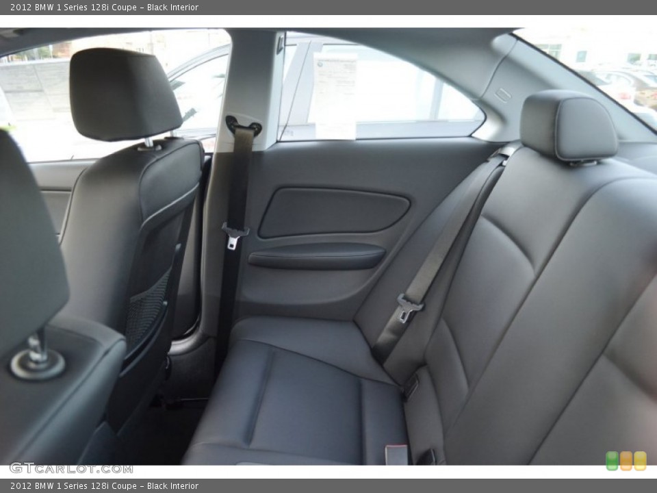 Black Interior Photo for the 2012 BMW 1 Series 128i Coupe #57020100