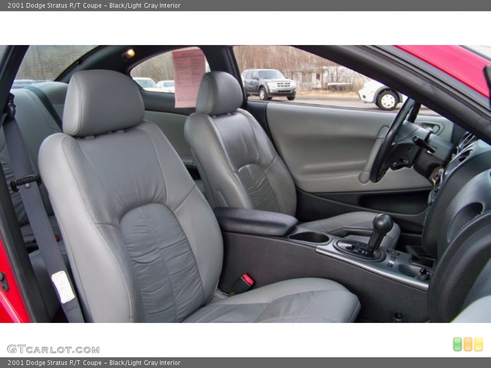Black/Light Gray Interior Photo for the 2001 Dodge Stratus R/T Coupe #57021317