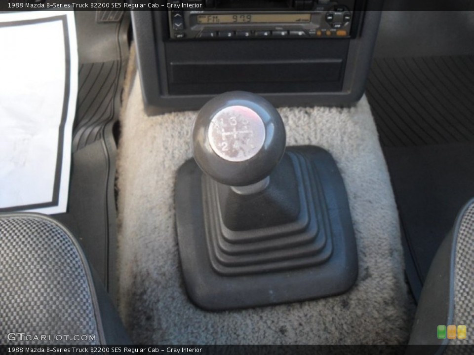 Gray Interior Transmission for the 1988 Mazda B-Series Truck B2200 SE5 Regular Cab #57022852